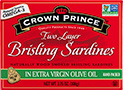 brisling sardines in extra virgin olive oil