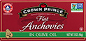 flat anchovies in olive oil