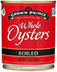 boiled oysters