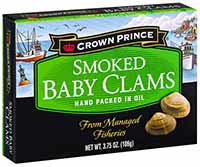 smoked baby clams