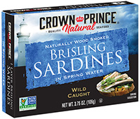 brisling sardines in spring water