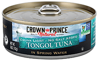 tongol tuna no salt added