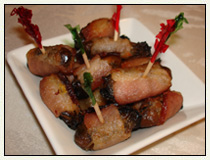 Bacon Wrapped Smoked Oysters