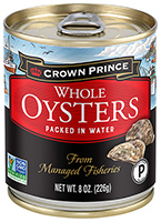 Whole Oysters in Water